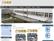 Tablet Screenshot of essl.edu.pt